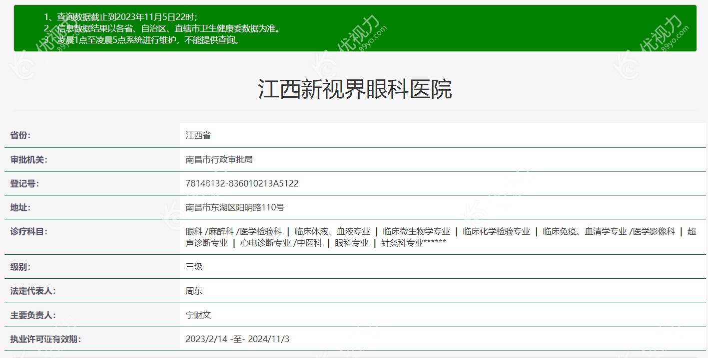 江西新视界眼科医院怎么样？